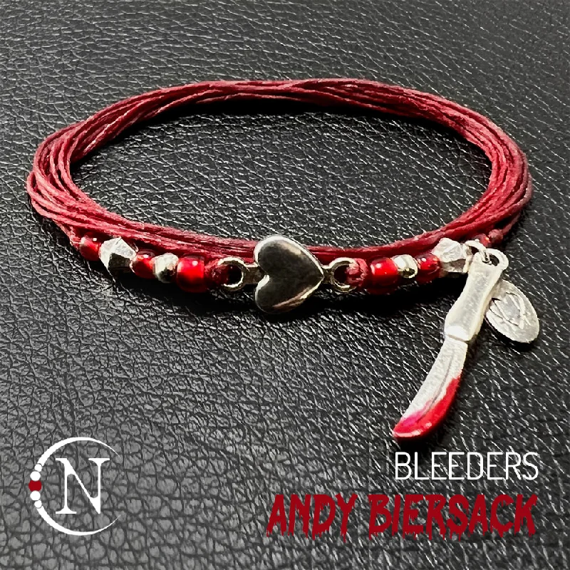 Organic shape bracelet-Bleeders NTIO Bracelet by Andy Biersack ~LIMITED EDITION