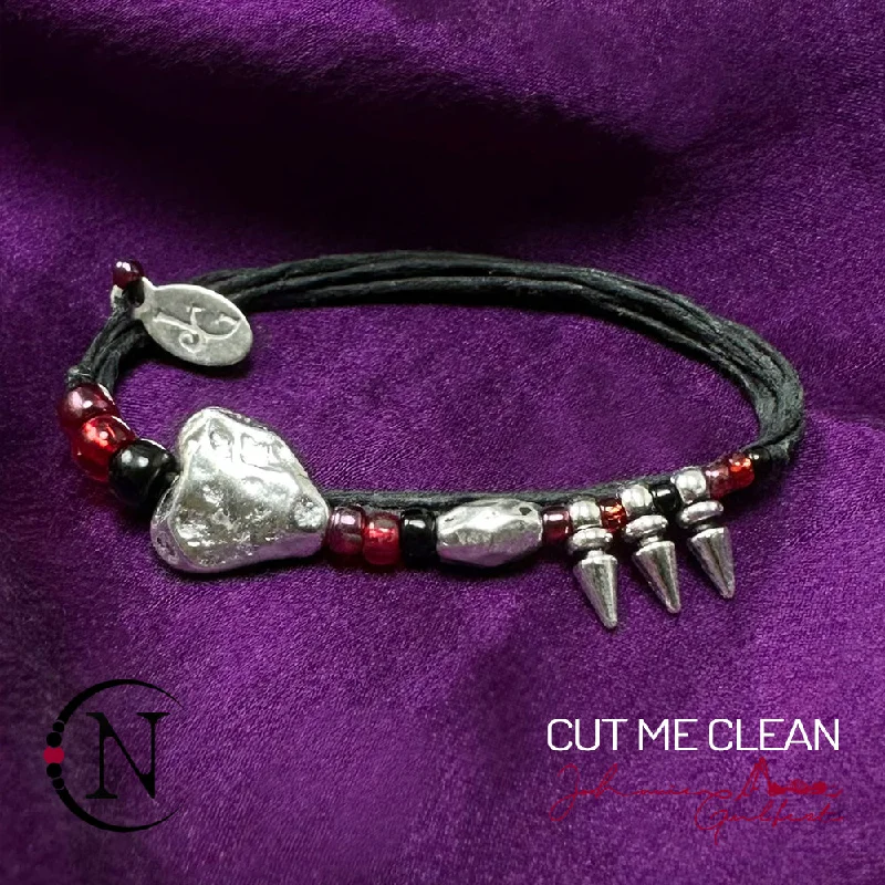 Pear-shaped bracelet-Cut Me Clean NTIO Bracelet by Johnnie Guilbert