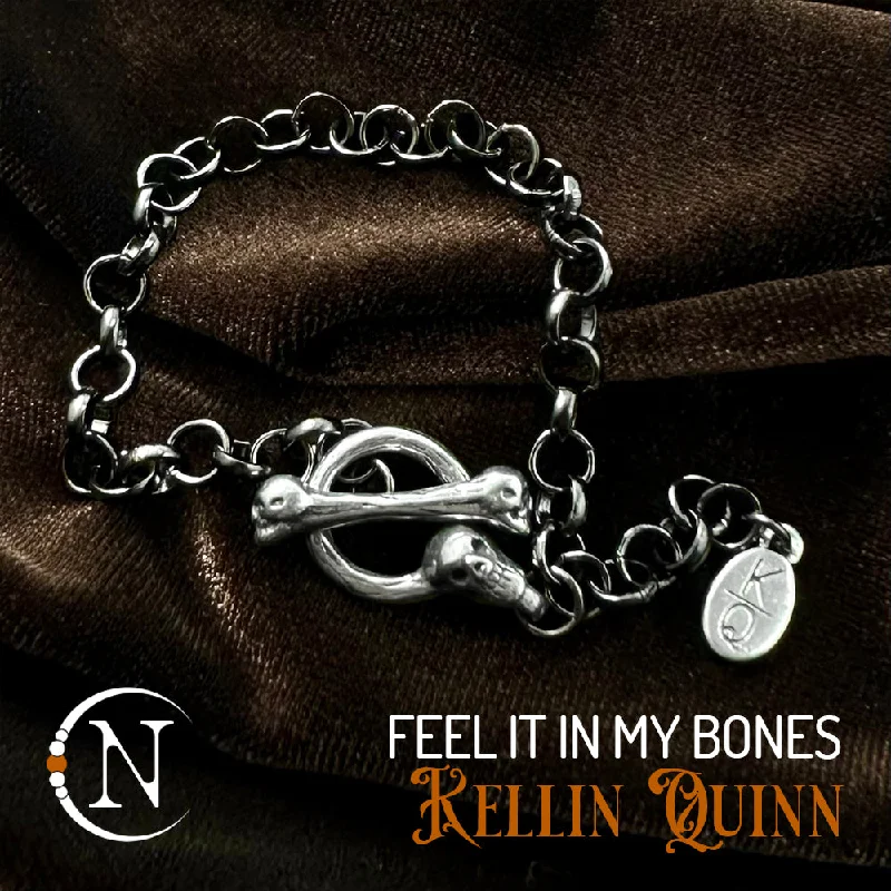 Minimalist pearl bracelet-Feel It In My Bones NTIO Holiday 2023 Chain Bracelet by Kellin Quinn ~ Limited