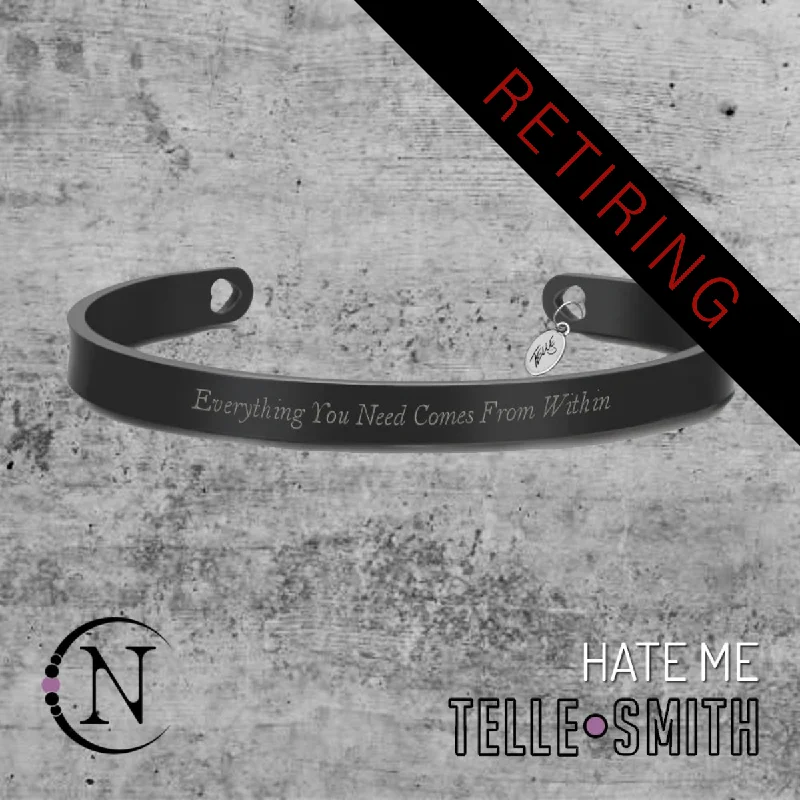 Petal-shaped bracelet-Hate Me Cuff Bracelet by Telle Smith ~Limited Edition 25 Each