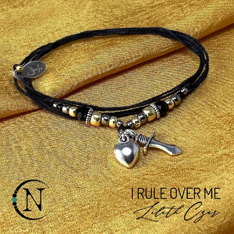 Delicate topaz bracelet-I Rule Over Me NTIO Bracelet by Lilith Czar