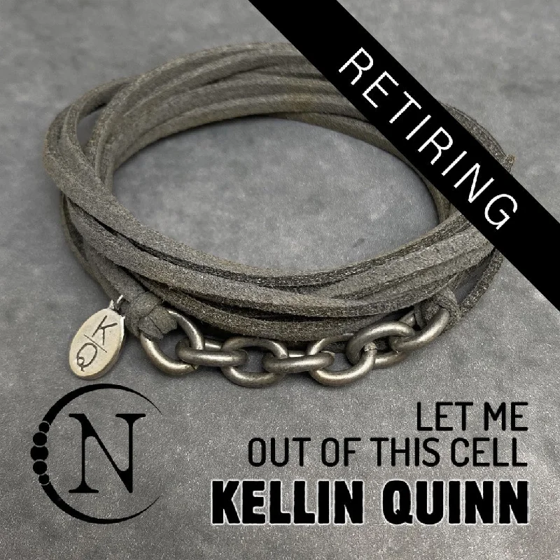 Single pearl bracelet-Let Me Out Of This Cell NTIO Bracelet by Kellin Quinn