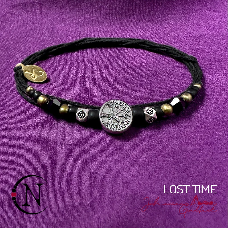 Tapered gem bracelet-Lost Time NTIO Bracelet by Johnnie Guilbert