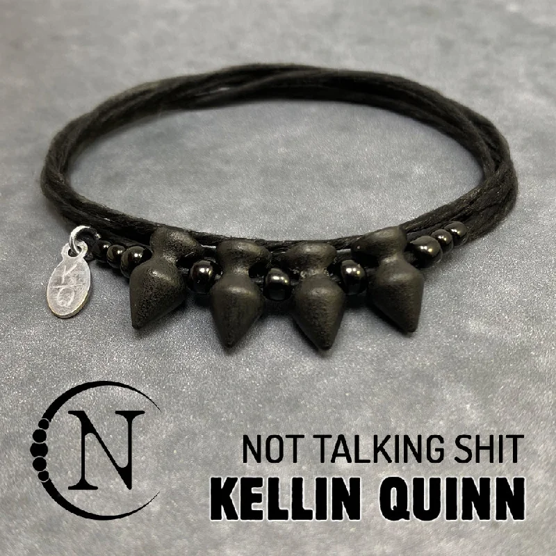 Bold turquoise bracelet-Not Talking Shit NTIO Bracelet by Kellin Quinn