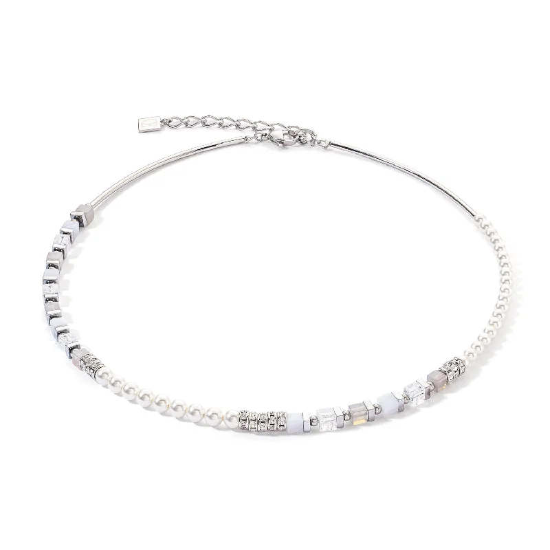 Coeur De Lion Precious Fusion Silver Ice Blue Necklace