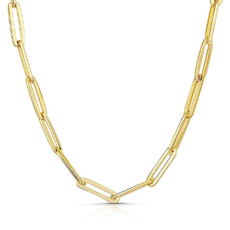 Jools Gold Vermeil Paperlink Full Necklace