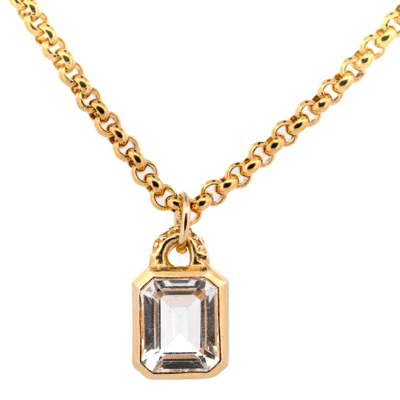 London Dainty Maxi Gold Merrow Necklace