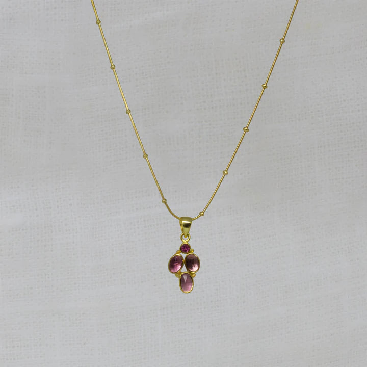 Pink Tourmaline Necklace