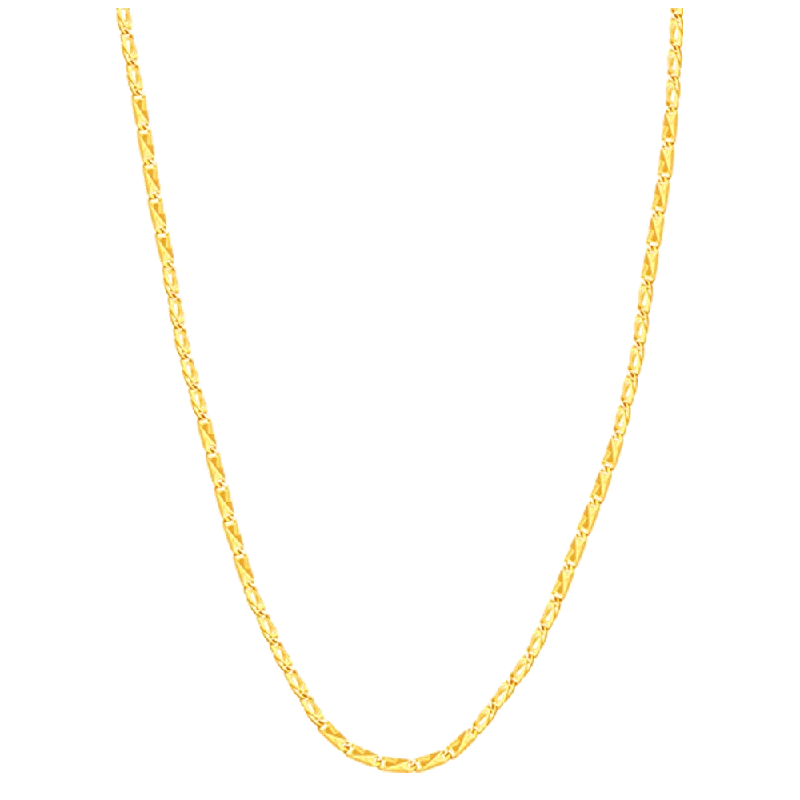 Bold turquoise necklace-22KT Yellow Gold Chain For Women