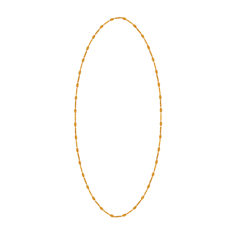 Laser-cut necklace-22KT Yellow Gold Chain For Women