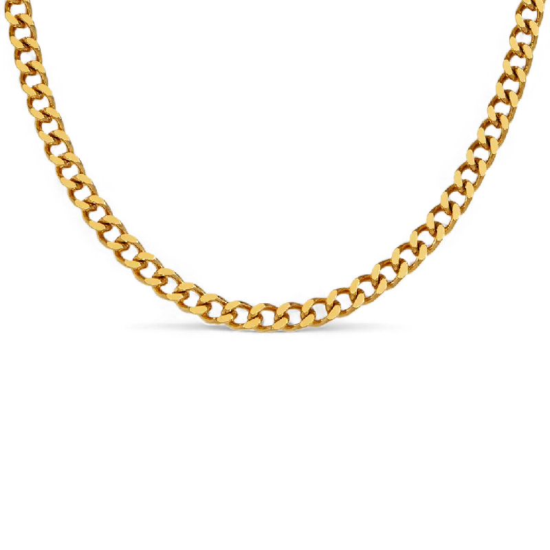 Modern layered necklace-6mm Cuban Chain Necklace