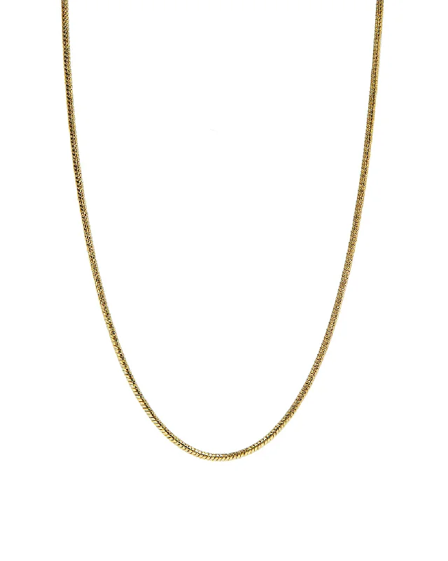 Tapered chain necklace-Bali Chain