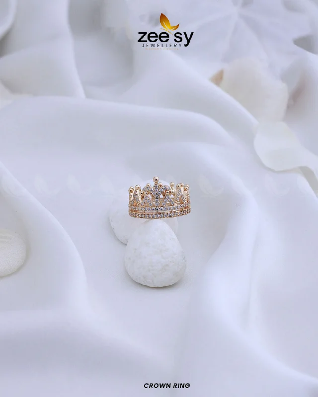 Hinged design ring-Crown Ring