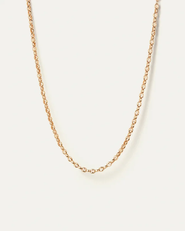 Delicate garnet necklace-Dhani Chain