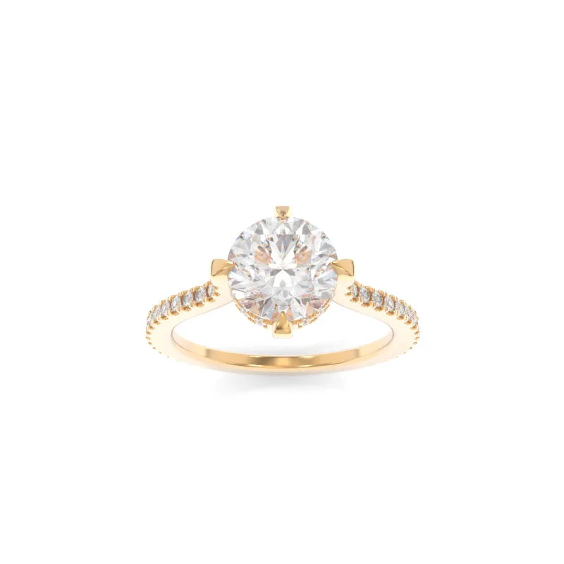 Trillion cut ring-Emalyn Ring Round