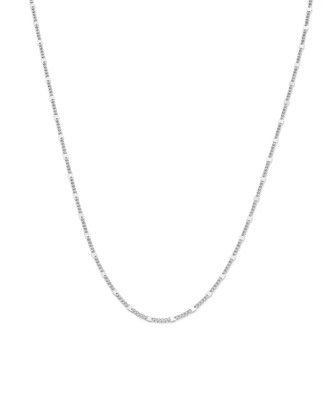 Infinity chain necklace-ERA CHAIN NECKLACE (STERLING SILVER)