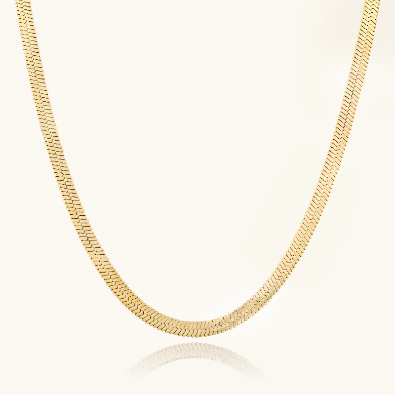 Polka dot necklace-Essentials Snake Chain Necklace