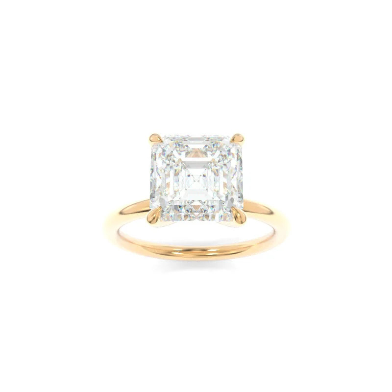 Tension-set ring-Jennie Solitaire Asscher