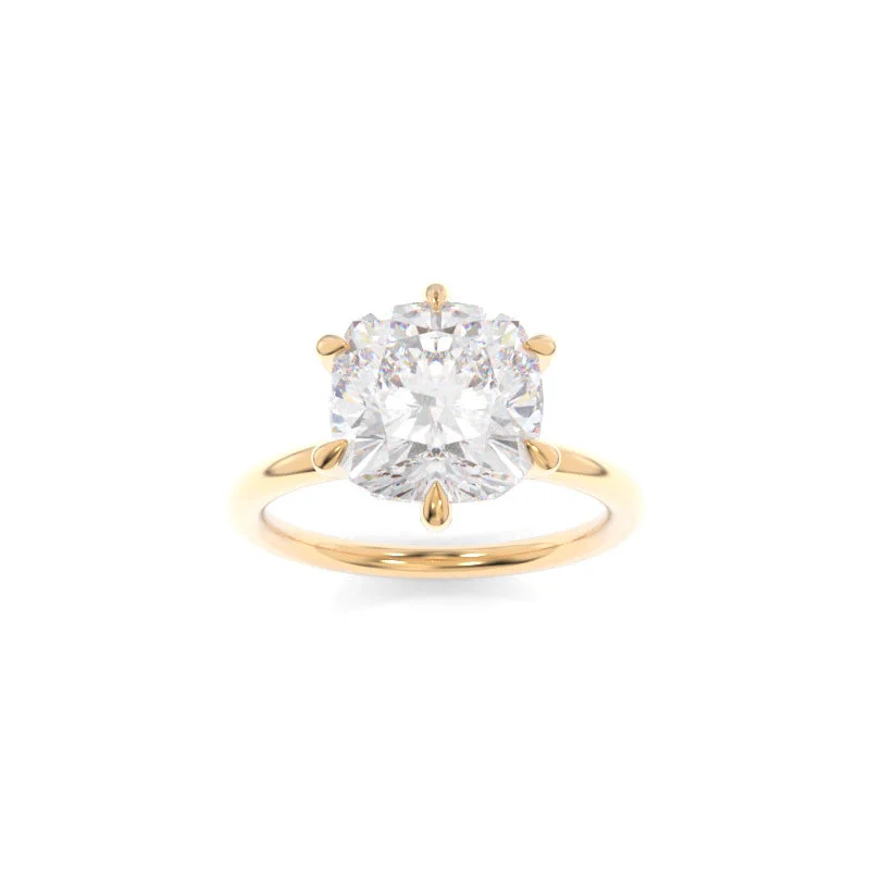 Baroque pearl ring-Jennie Solitaire Cushion