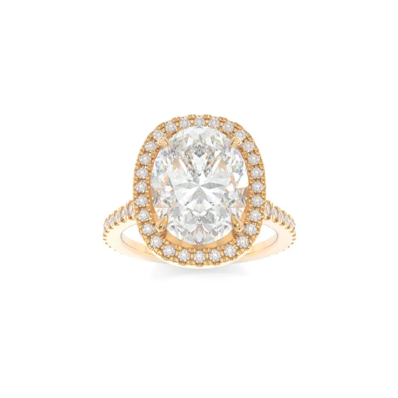 Delicate filigree ring-Leighton Ring Oval