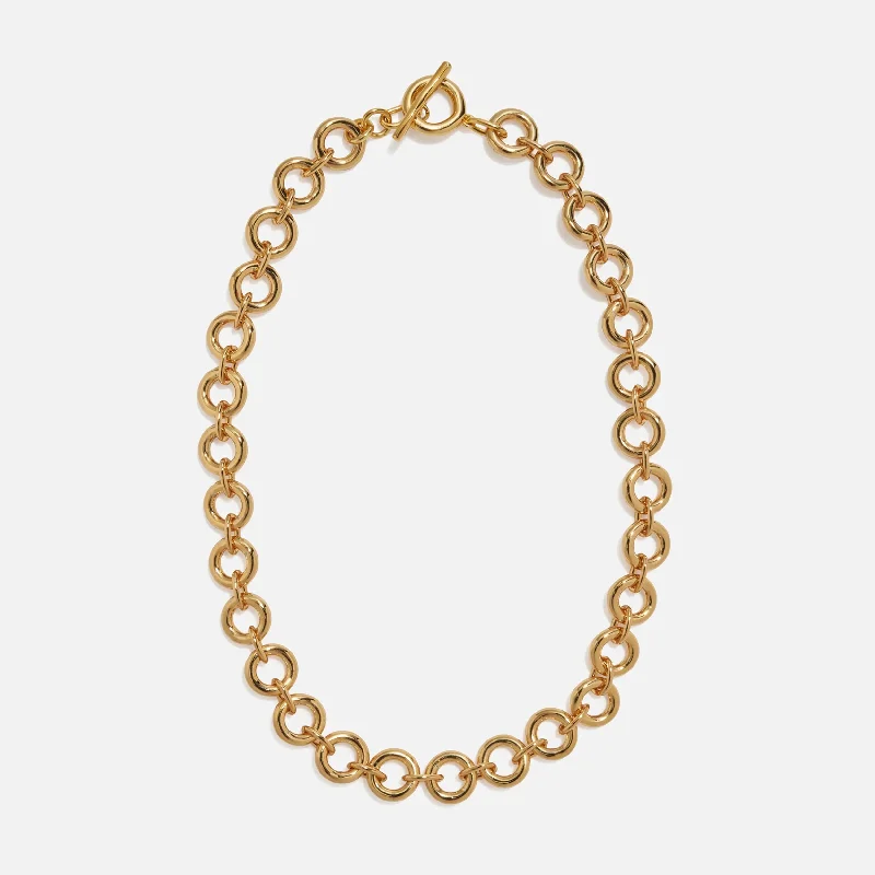 Hinged design necklace-Mood Necklace in Gold