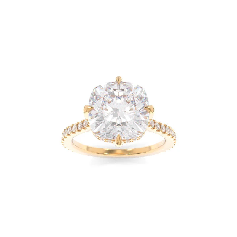 Delicate topaz ring-Nora Ring Cushion