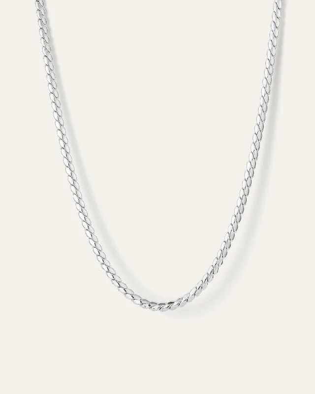 Glittering diamond necklace-Paloma Chain