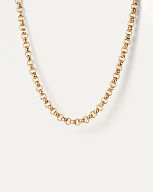 Radiant gem necklace-Rodin Chain