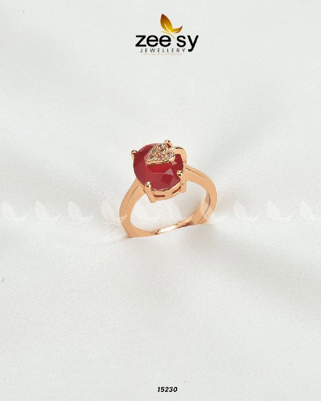 Modern citrine ring-Sizzling Charming Ring