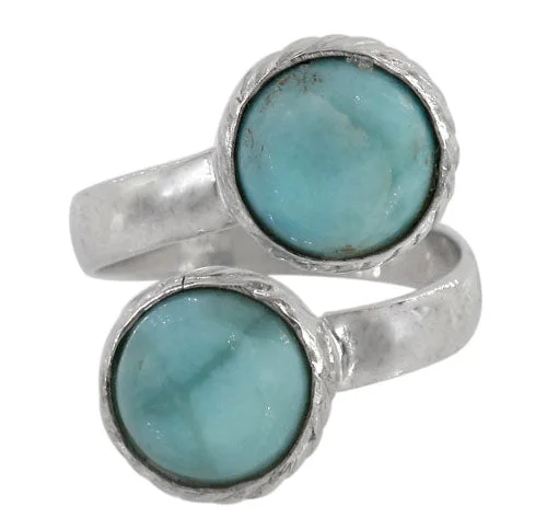 Frosted finish ring-Sterling silver 9mm stone ring with 4mm width band, colour and size may vary.