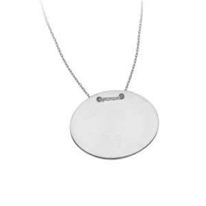 Two-stone necklace-Sterling Silver & Alt. Metal Necklace