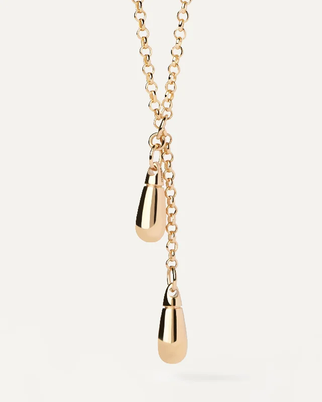 Organic shape necklace-Tango Chain Necklace