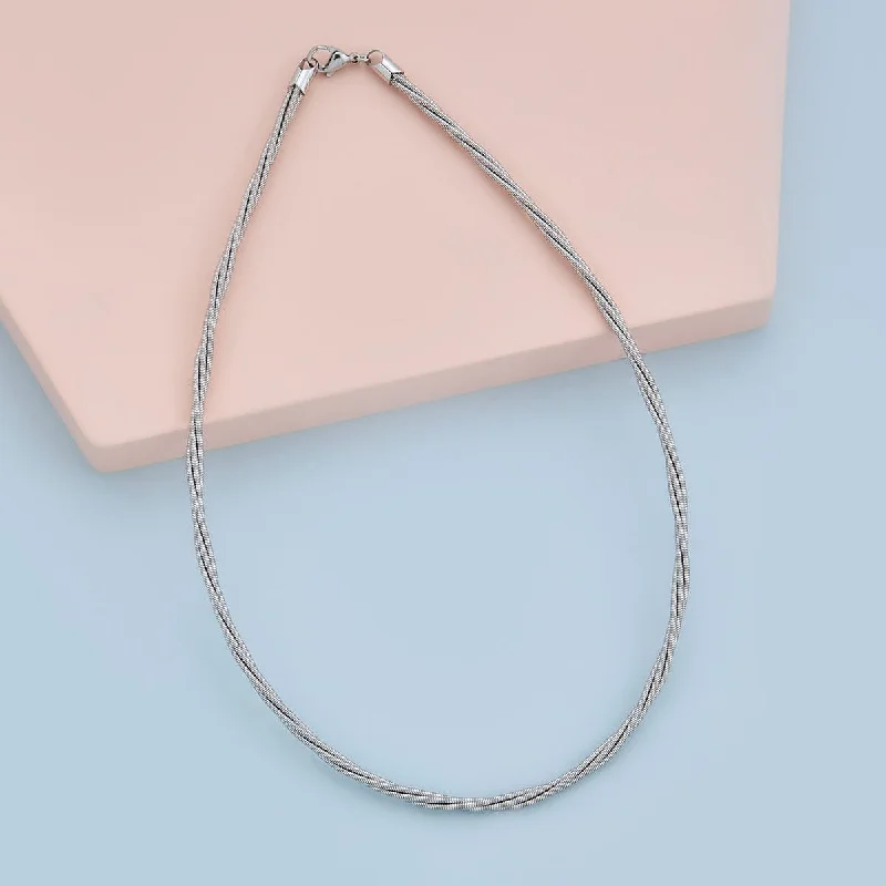 Organic gem necklace-Trendy Chain 151687