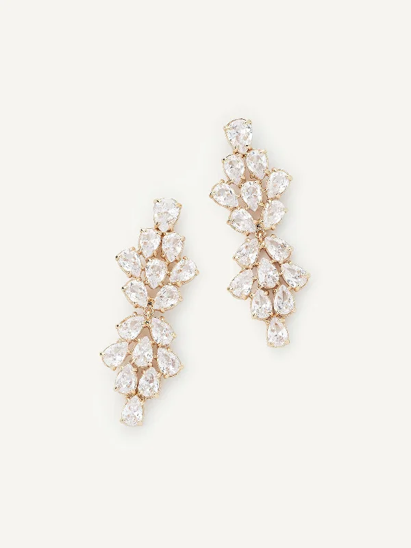 Two-stone earrings-Daria Drops