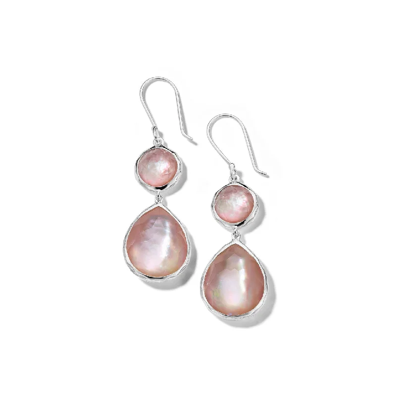 Ripple effect earrings-Drop Earrings