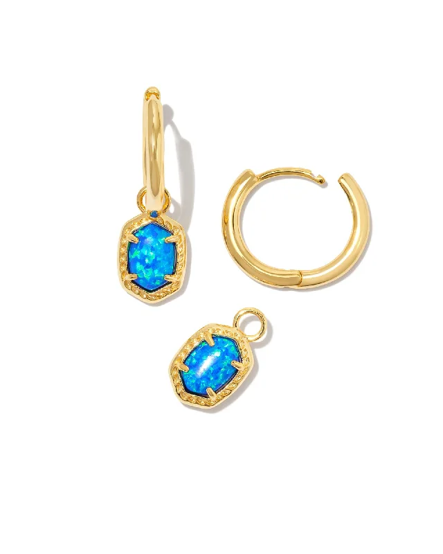 Sun motif earrings-Kendra Scott 'Daphne' Framed Huggie