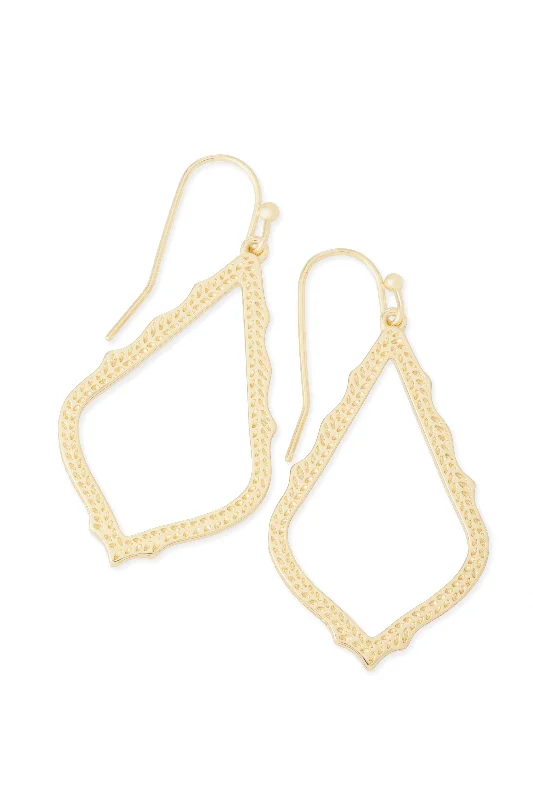 Floating gem earrings-Kendra Scott Gold Sophia Earrings