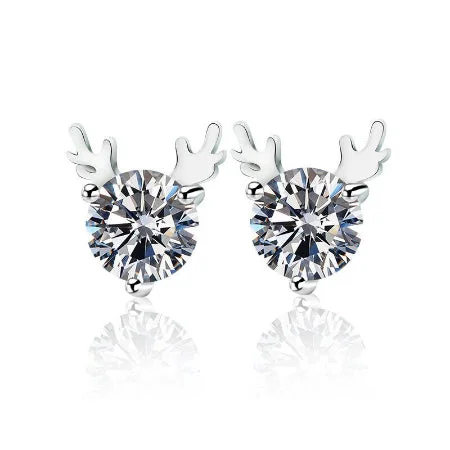 Sapphire drop earrings-Nicolette Moissanite Earrings