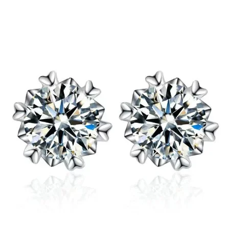 Simple topaz earrings-Skylar Lab Diamond Earrings